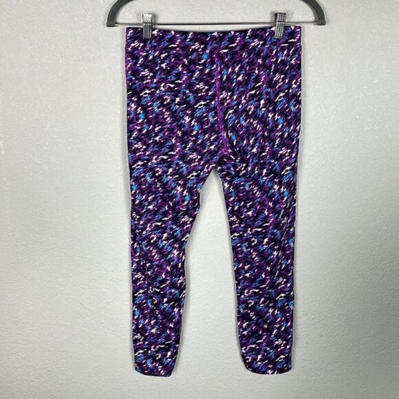 Nike Dri Fit Pronto Essentials Leggings Multicolor Confetti Activewear Sz S - Picture 5 of 12